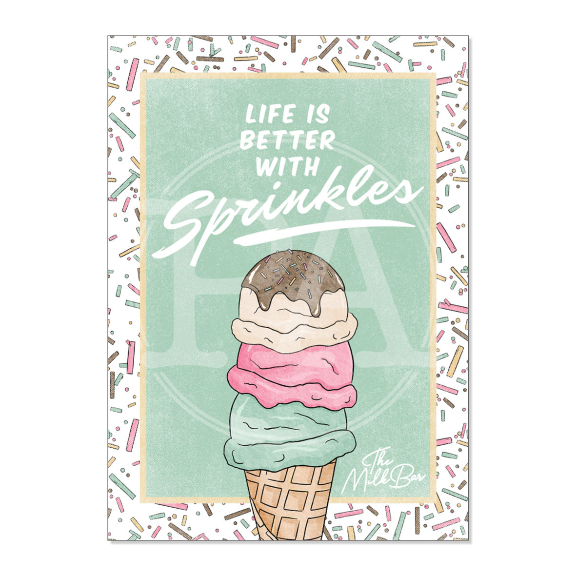 Milk Bar Printable Art Card