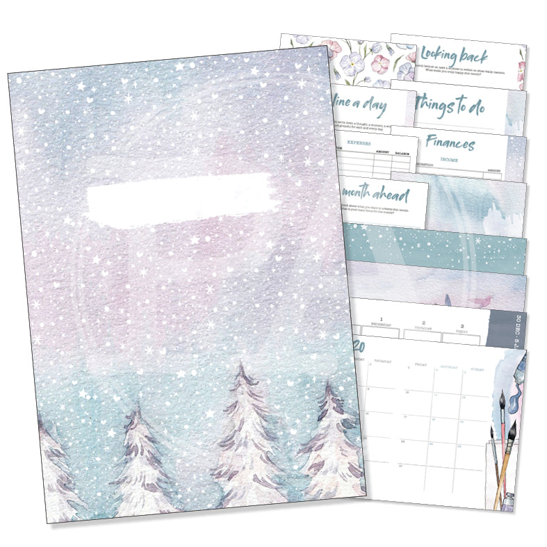 Northern Lights Printable Inserts