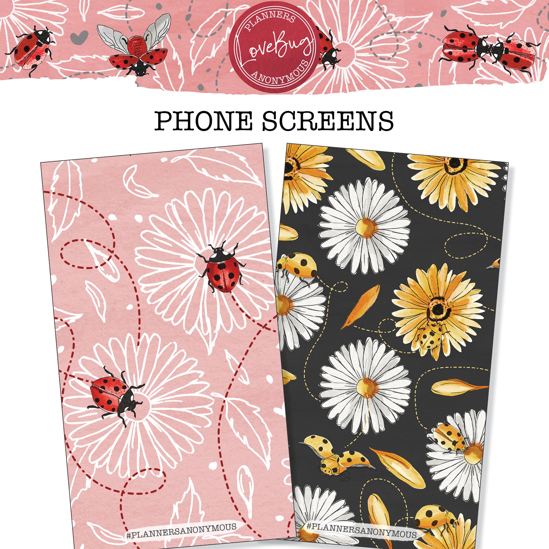 Love Bug Phone Background