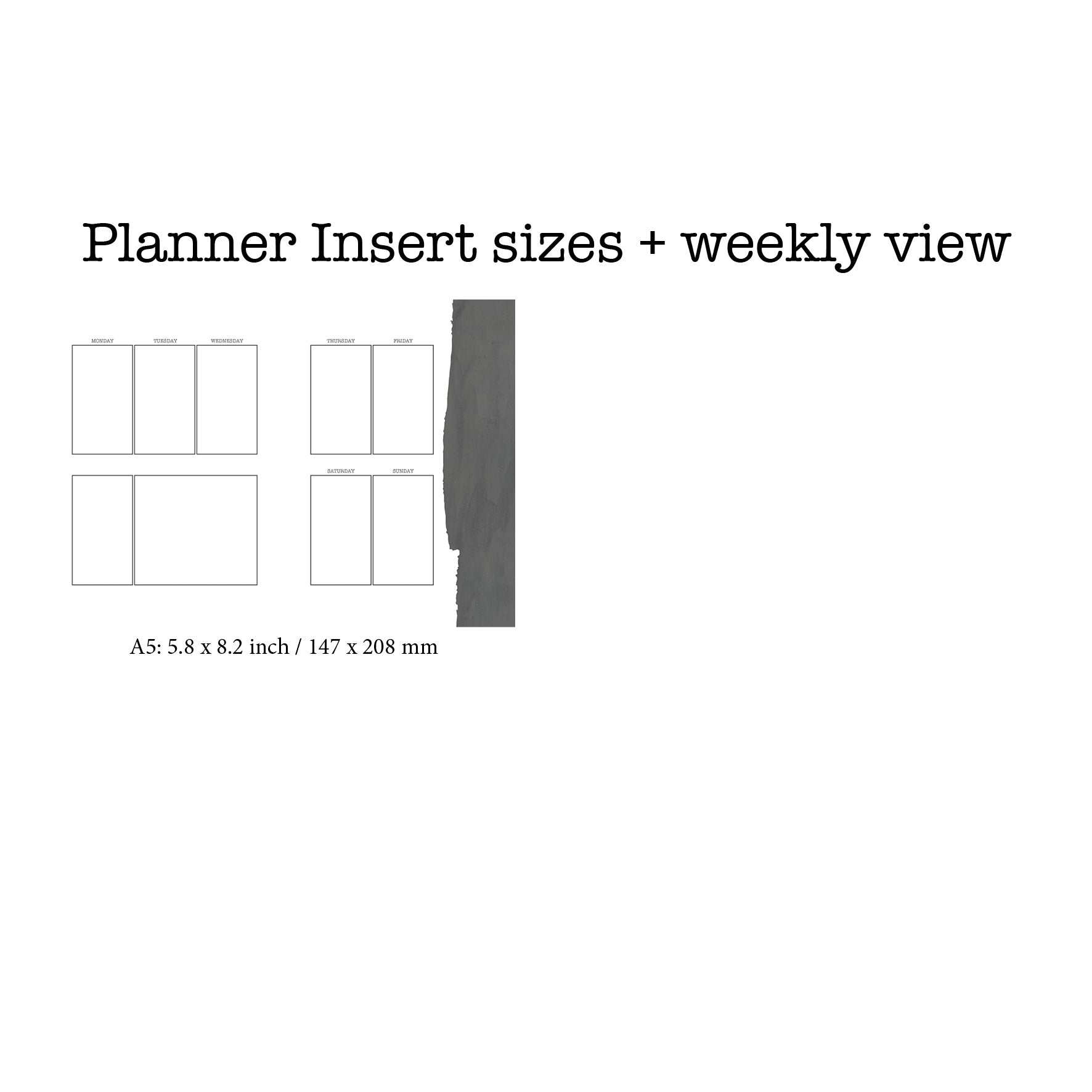 Under The Stars Printable Luxe Weekly Inserts