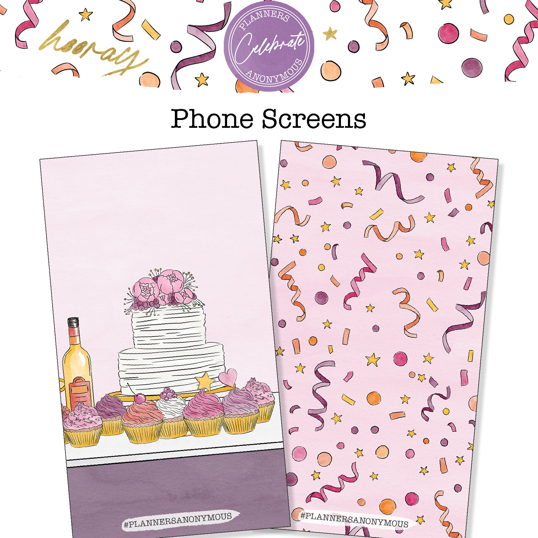 Celebrate Phone Background