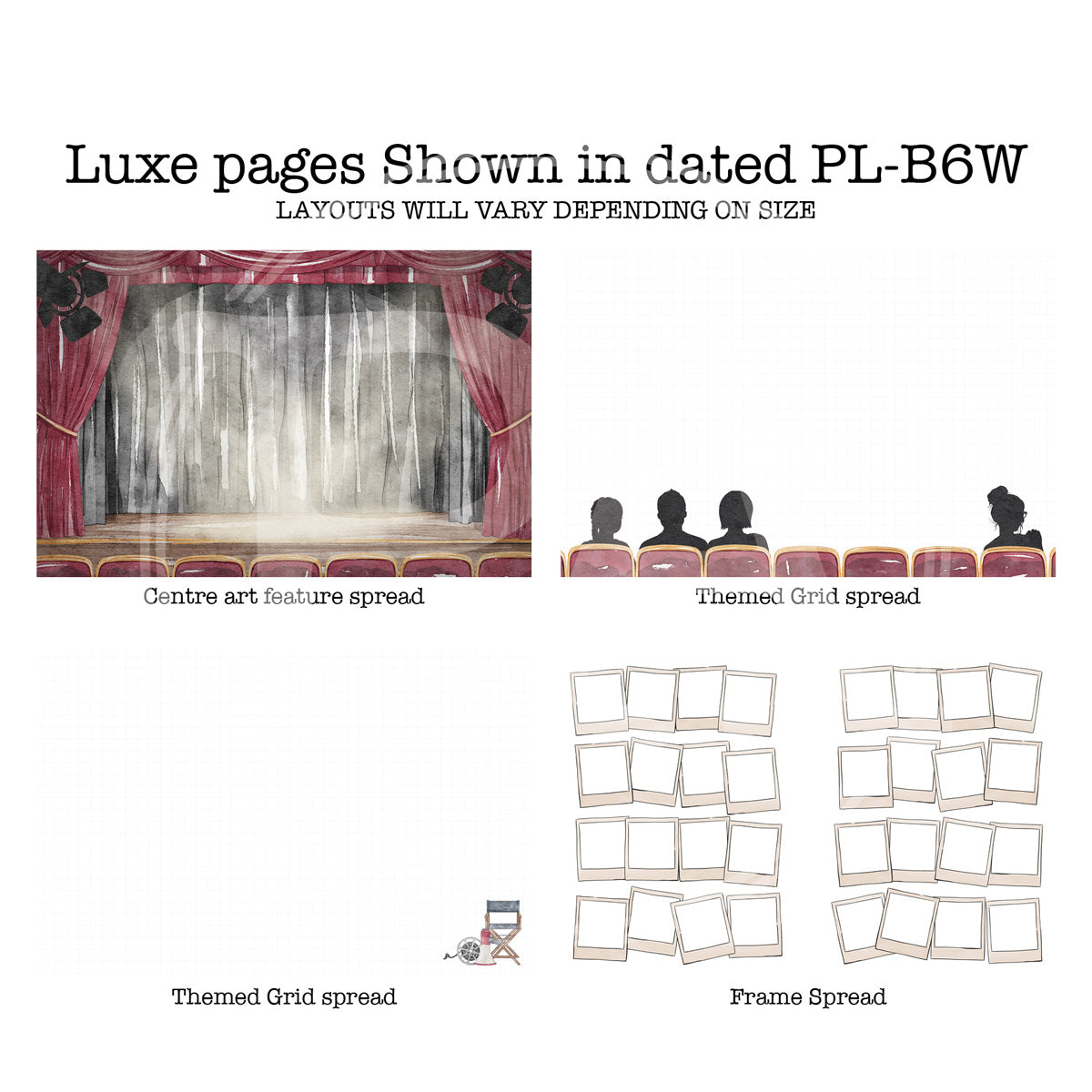 Showtime Insert Luxe Weekly Printable