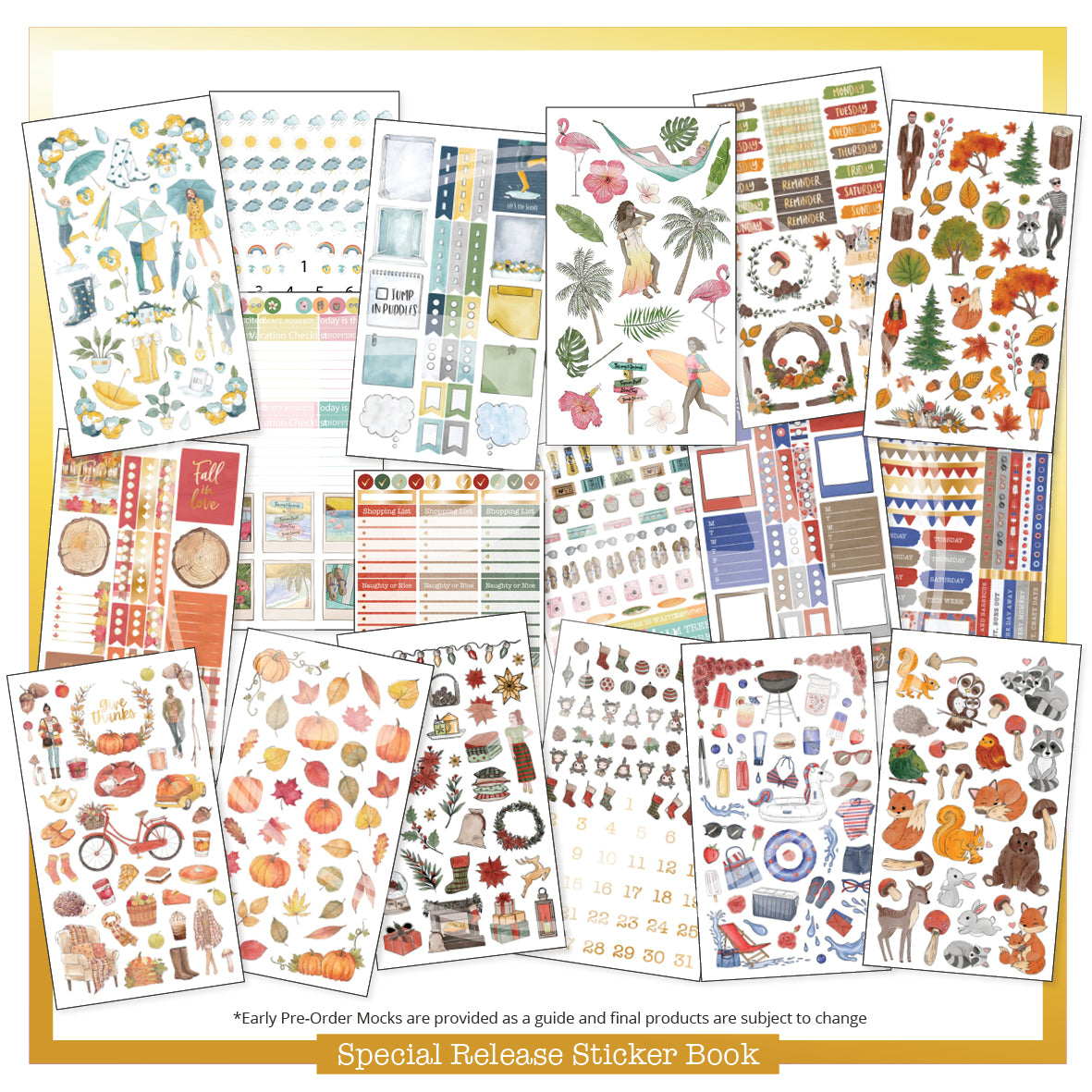 Seasonal Special Release Sticker Book