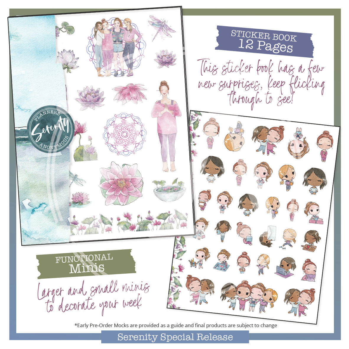 Serenity Planner Sticker Book