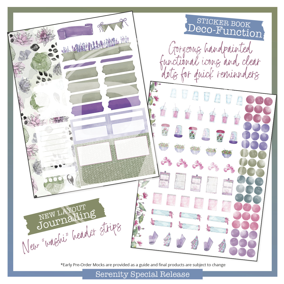 Serenity Planner Sticker Book