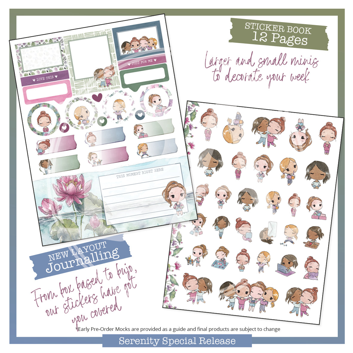 Serenity Planner Sticker Book