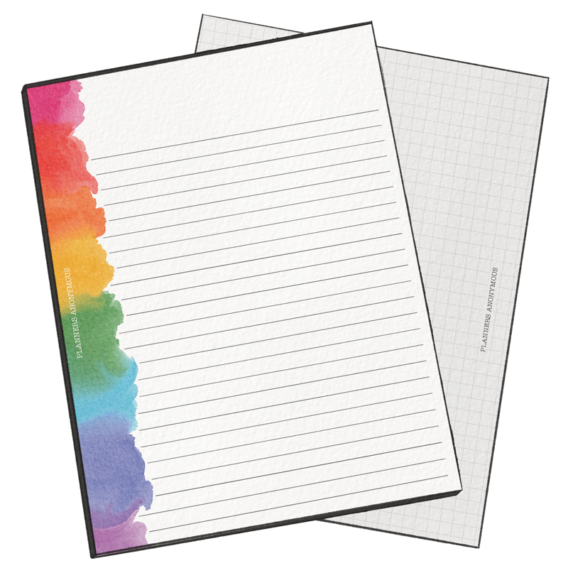 Over The Rainbow Notepad (B6 Rings)