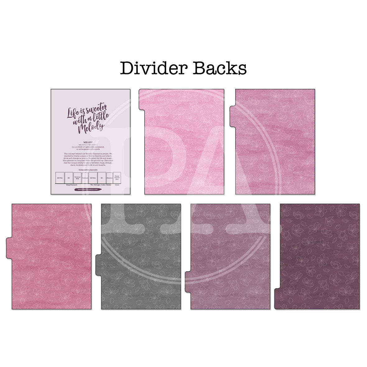 Sakura B6+ Melody Dividers