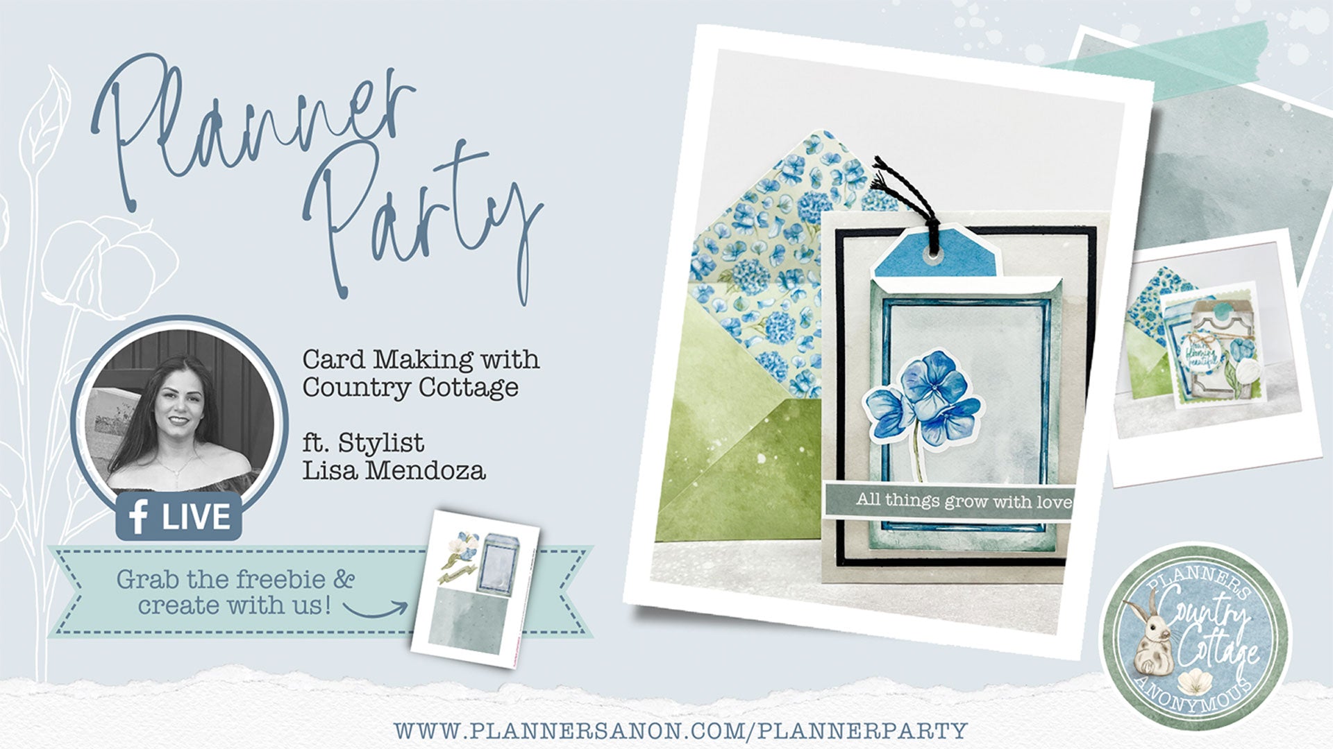 Planner Party Country Cottage