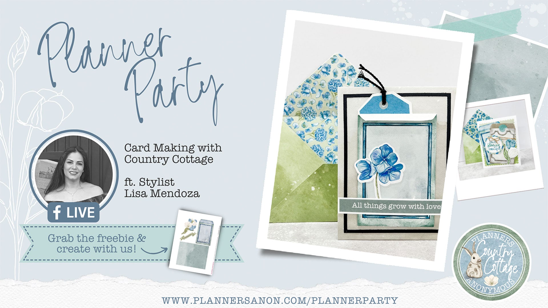 Country Cottage Planner Party