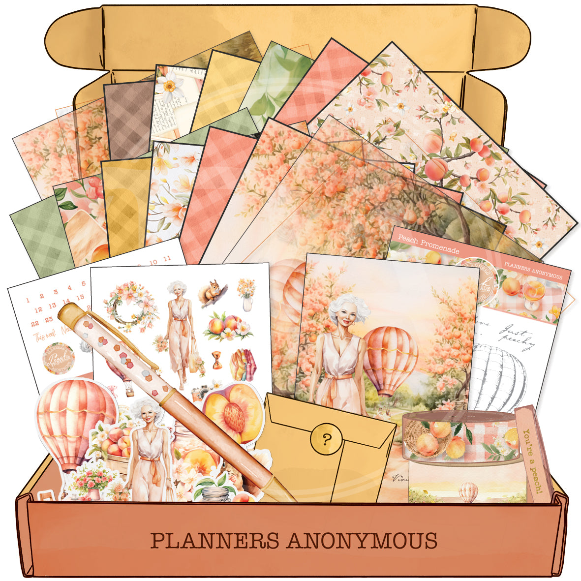 Peach Promenade Planner Kit
