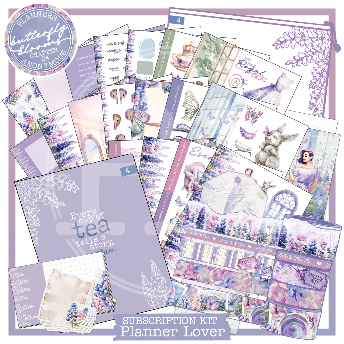 CH04: Butterfly Blooms Planner Lover Kit