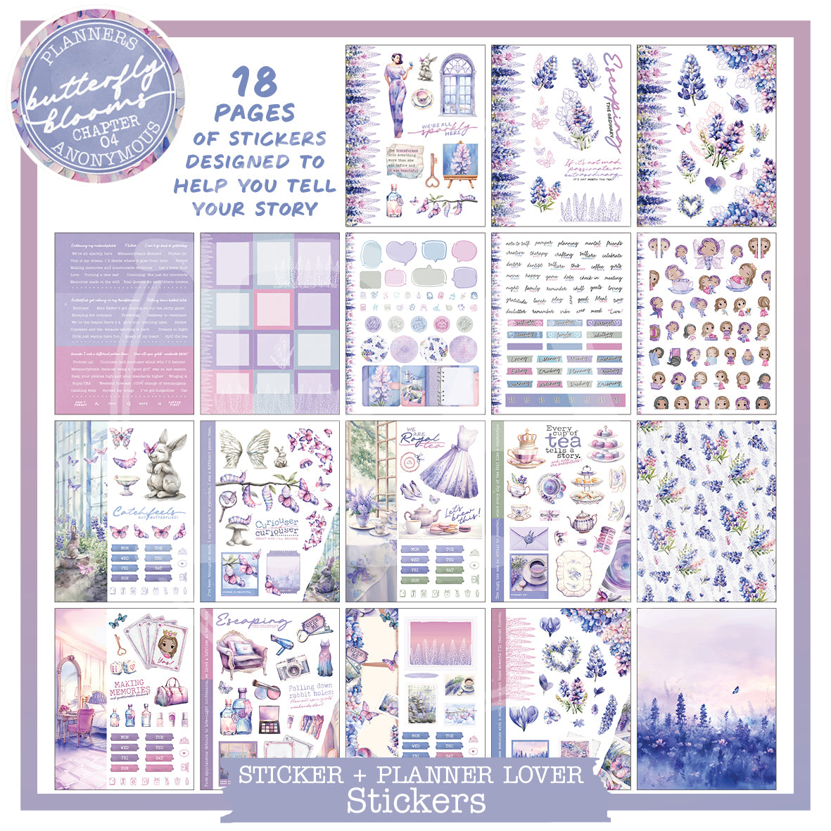 CH04: Butterfly Blooms Planner Lover Kit