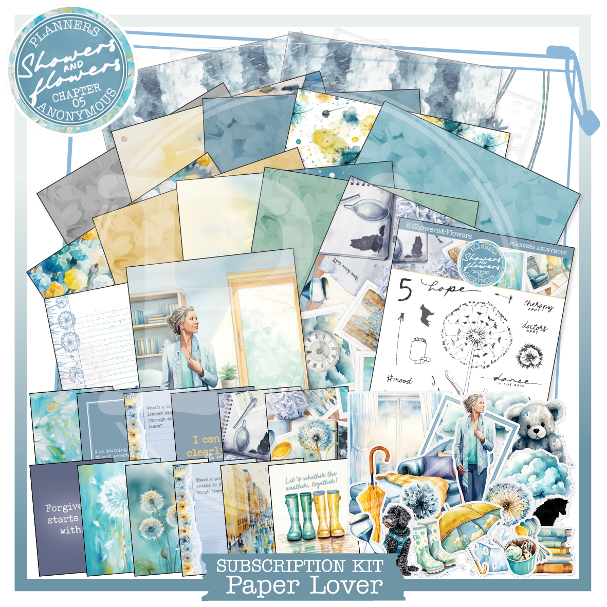 CH05: Showers and Flowers Paper Lover Kit