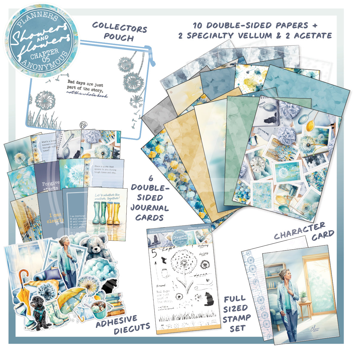 CH05: Showers and Flowers Paper Lover Kit