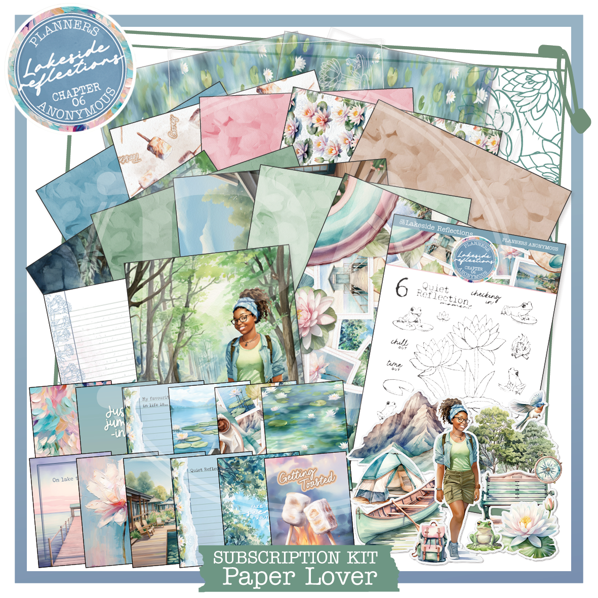 CH06: Lakeside Reflections Paper Lover Kit