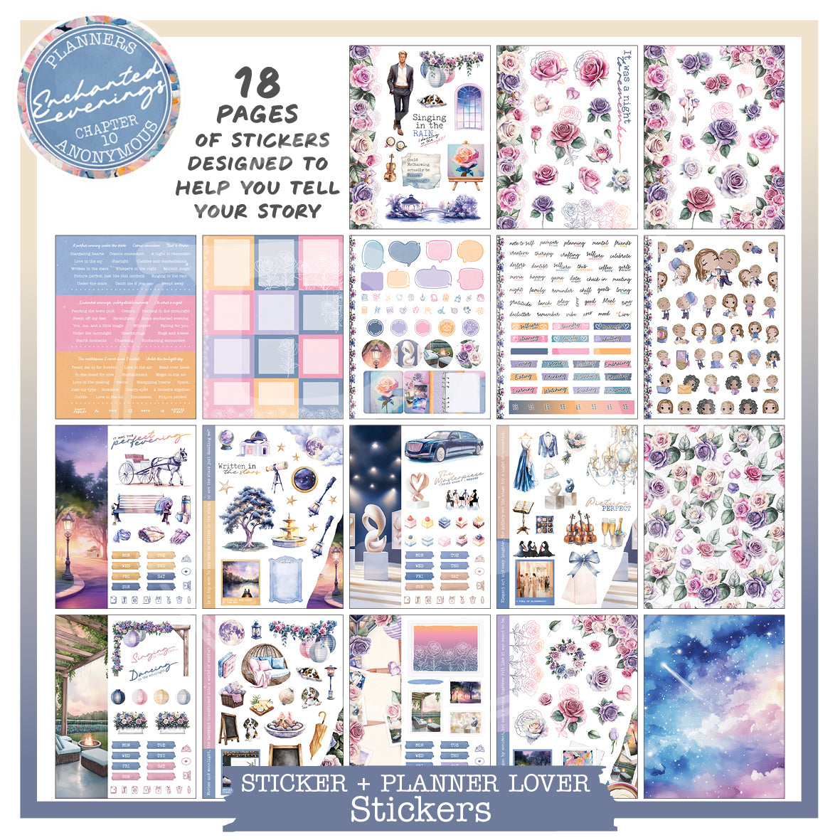 CH10: Enchanted Evenings Sticker Lover