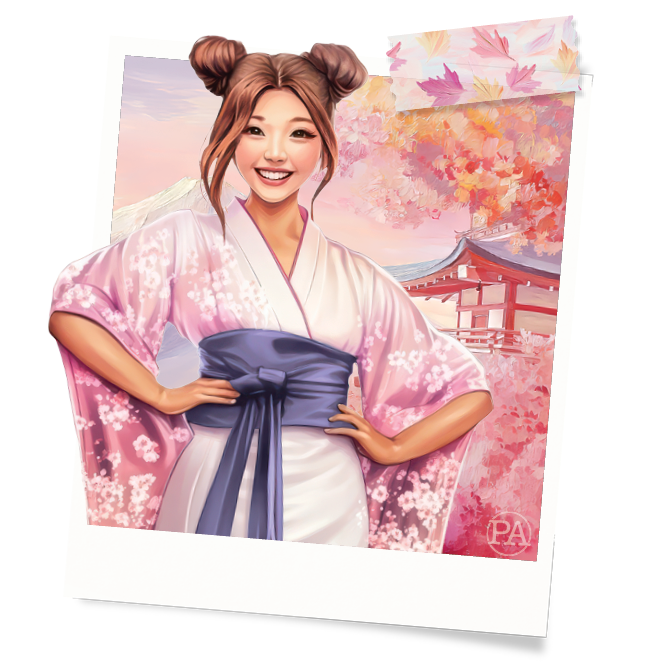 Postcard 06: Sakura Sunsets