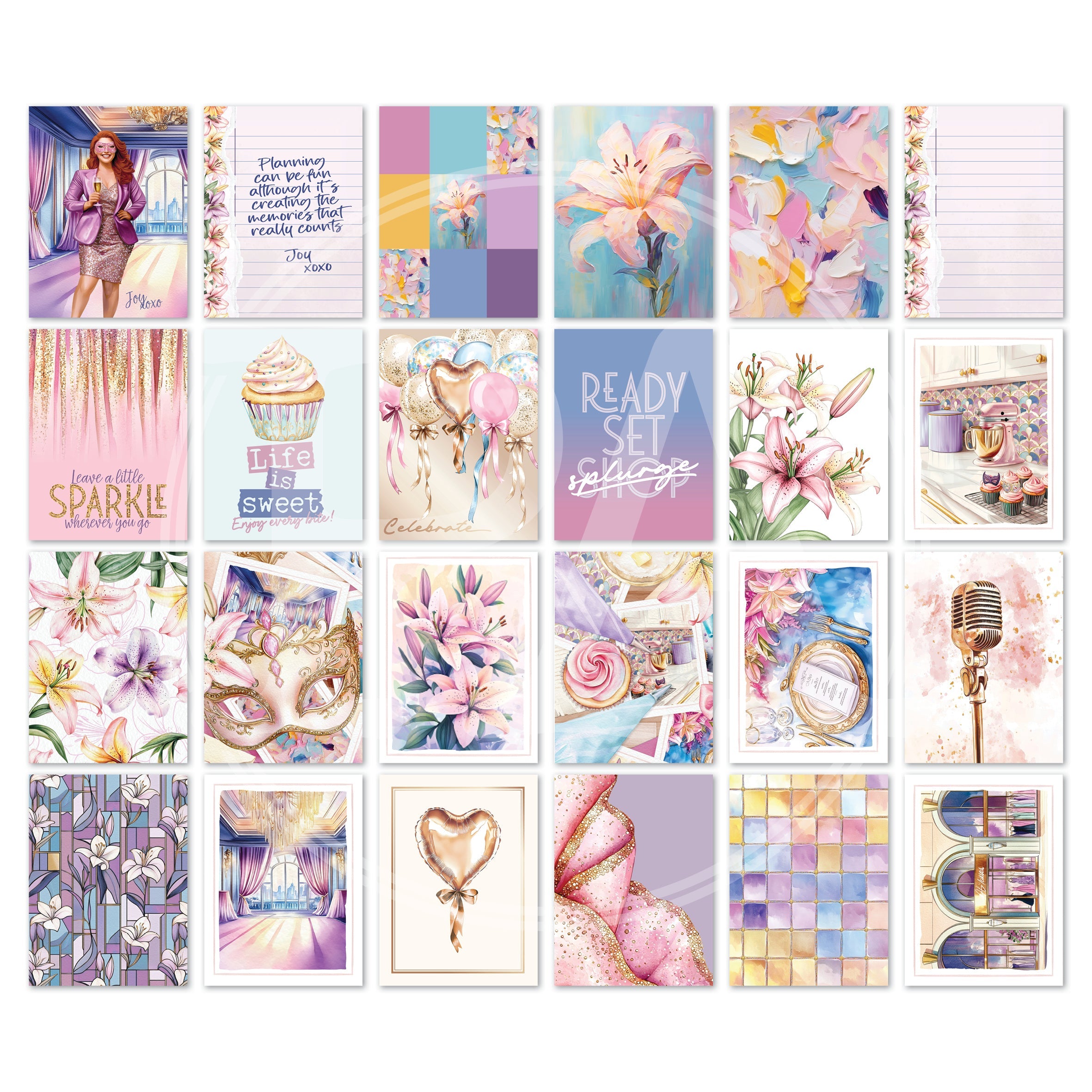 CH11: Sweet Soiree Journal Card Printable-(US)