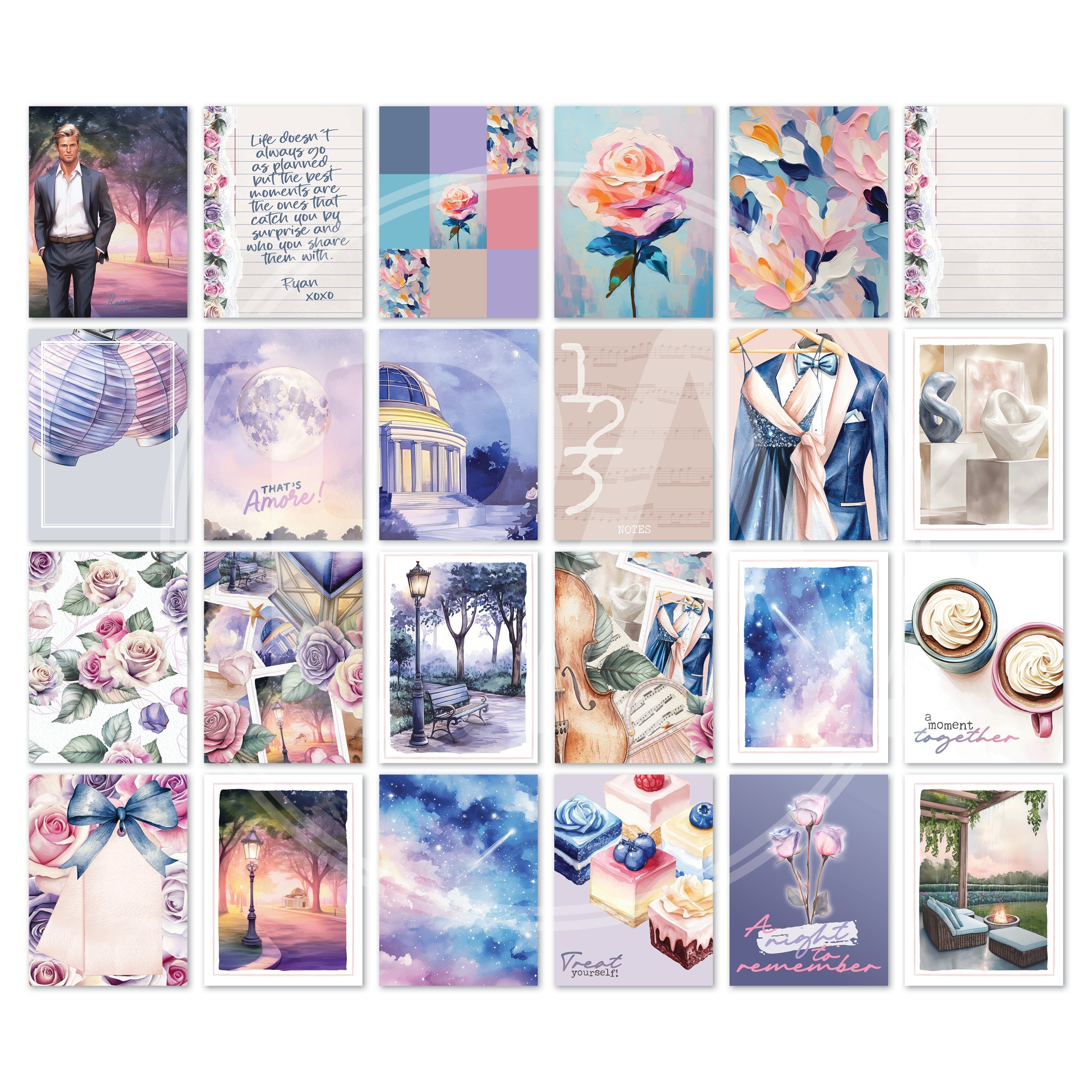 CH10: Enchanted Evenings Journal Card Printable-(US)