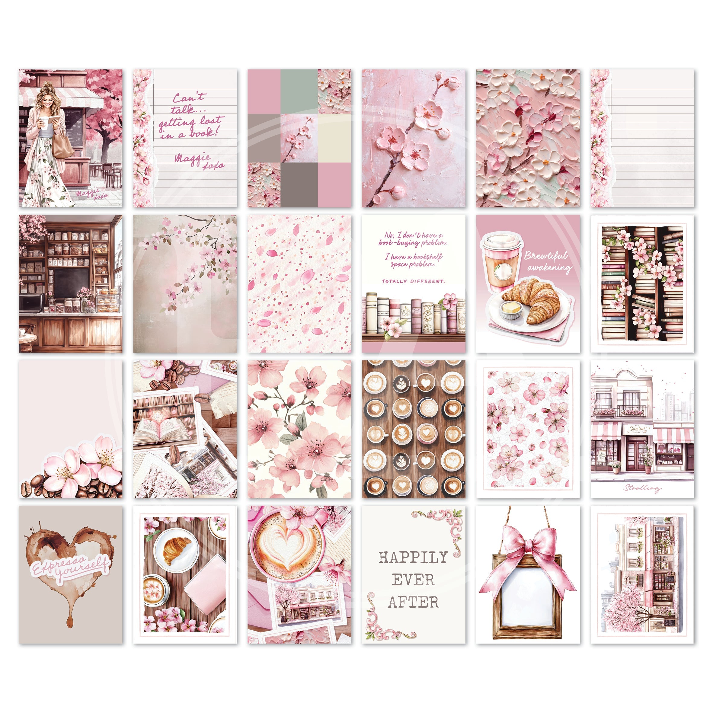 CH15: Once Upon a Latte Journal Card Printable-(US)