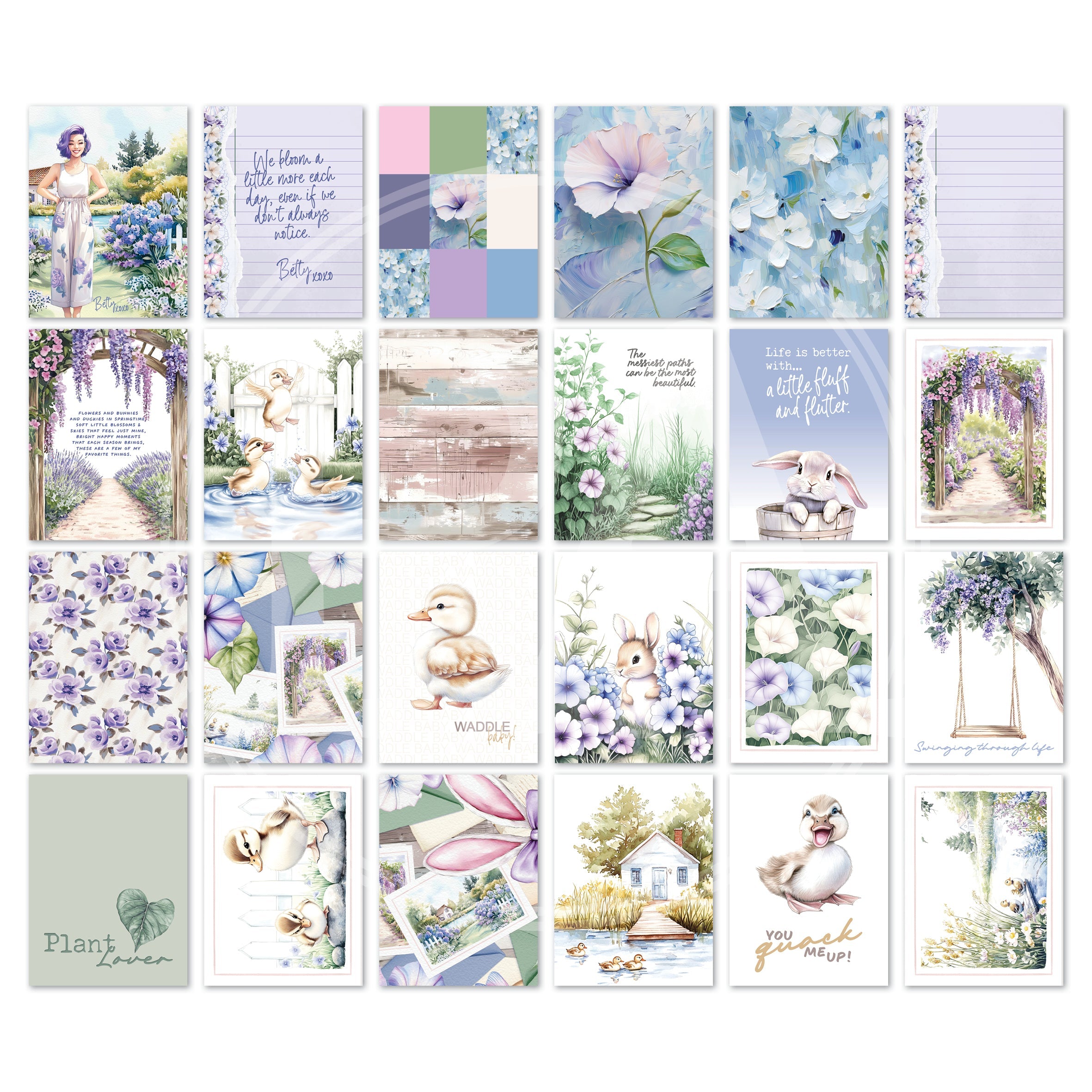 CH14: Down the Rabbit Hole Journal Card Printable-(US)