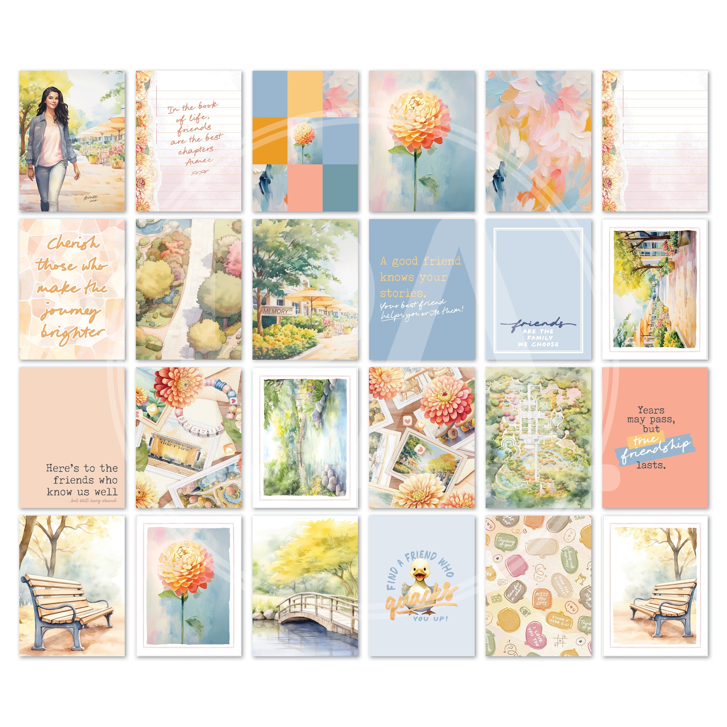 CH02: Forever Friends Journal Card Printable-(US)