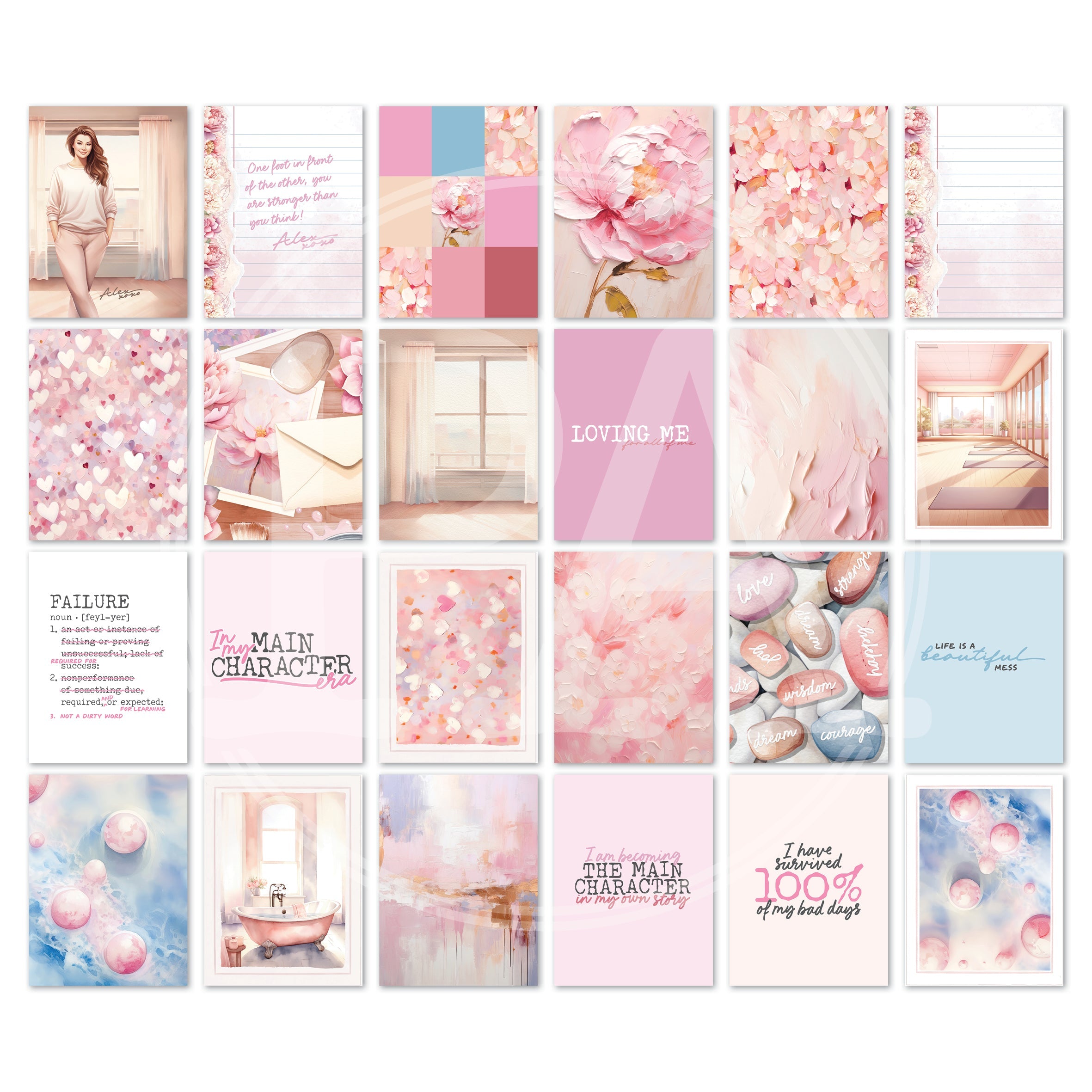 CH01: Loving Me Journal Card Printable-(US)