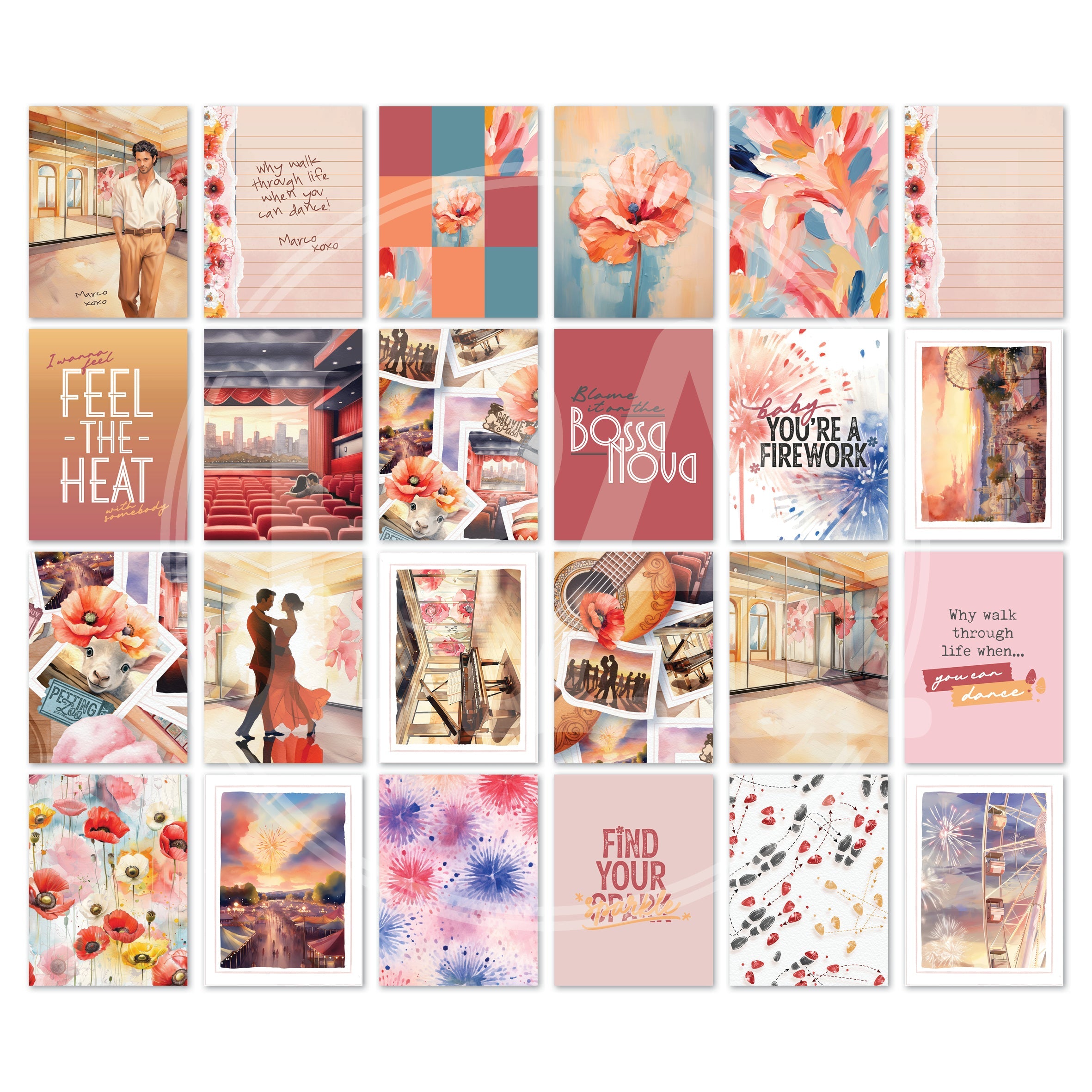CH07: Hot Summer Nights Journal Card Printable-(US)