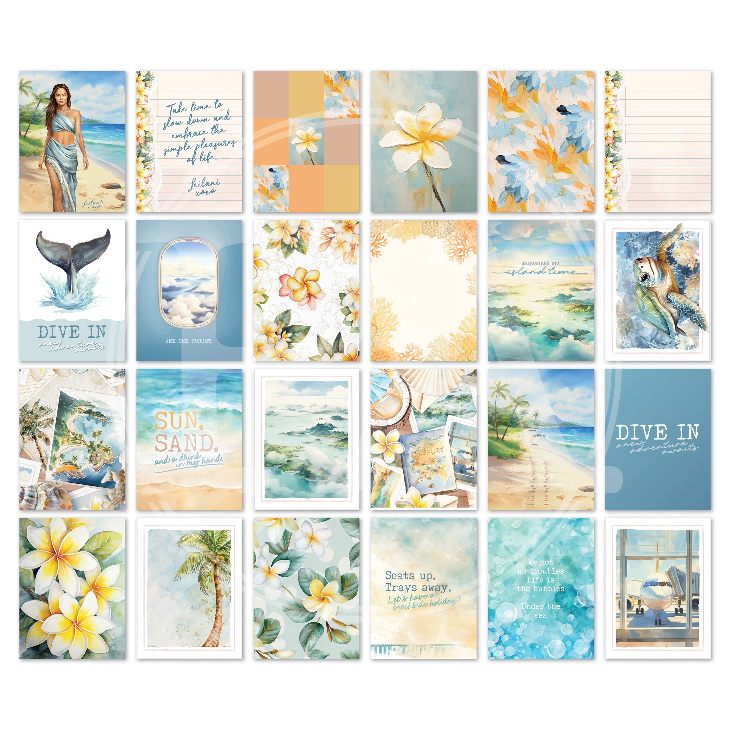 CH08: Chasing the Sun Journal Card Printable-(US)