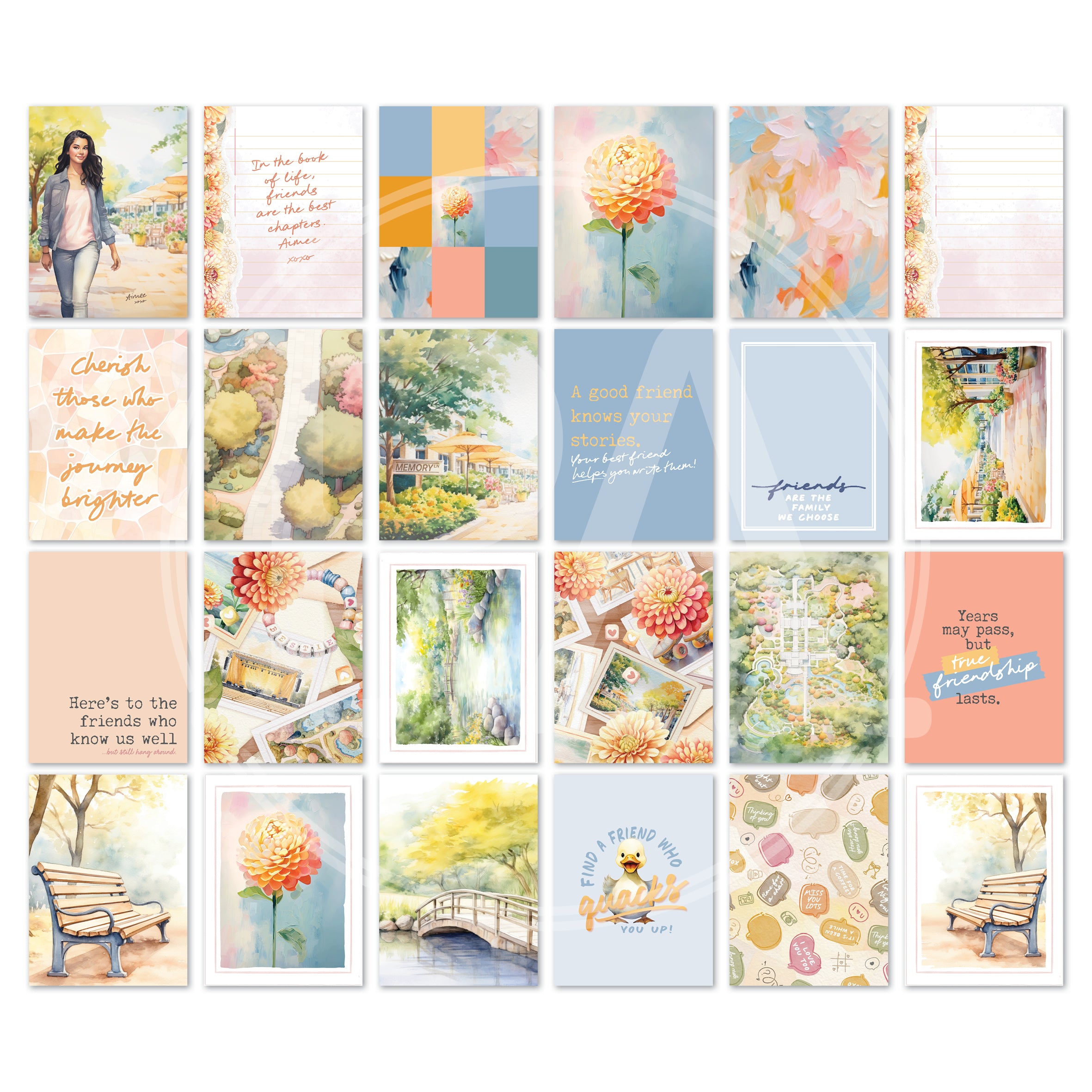 CH02: Forever Friends Journal Card Printable