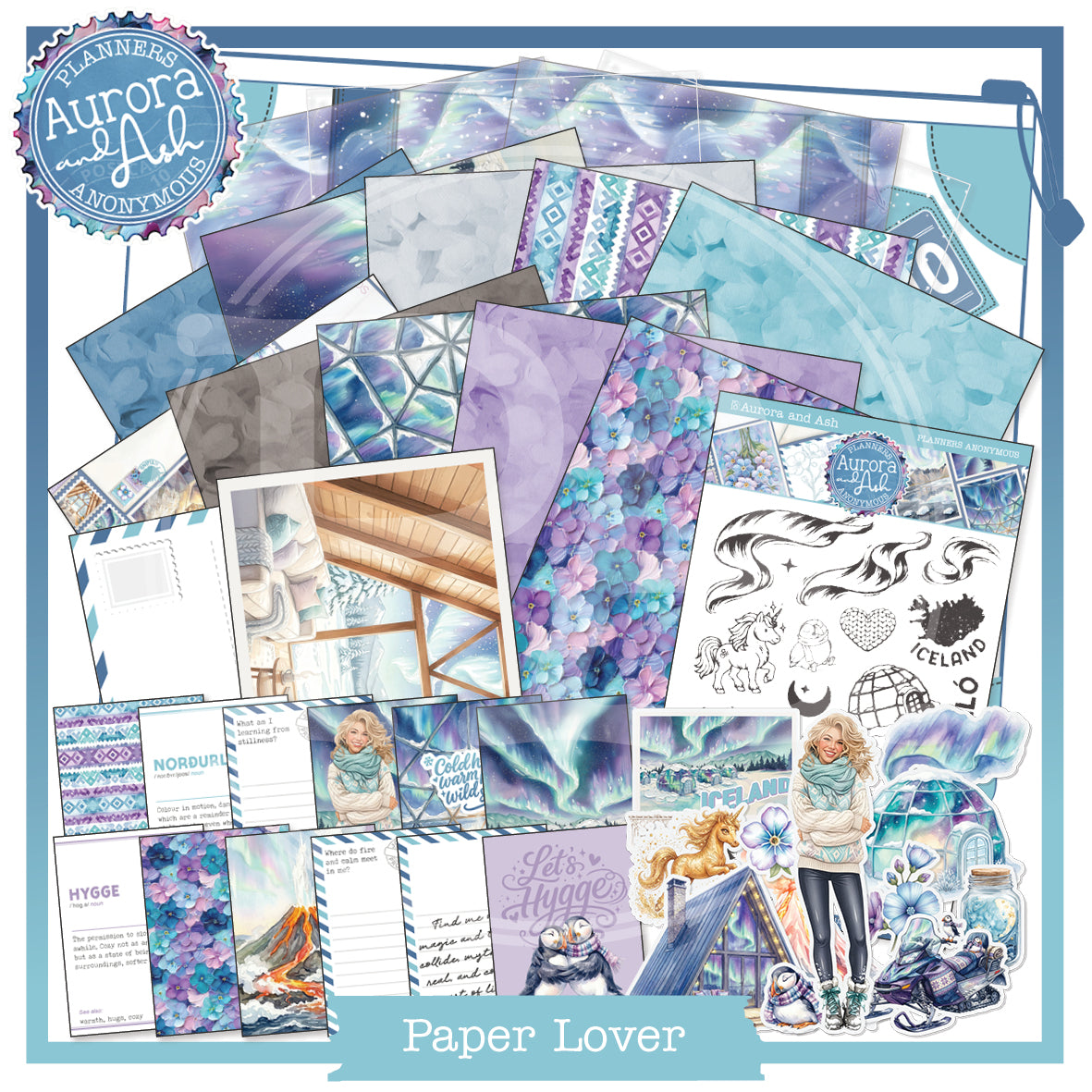 PC10: Aurora and Ash Paper Lover Kit