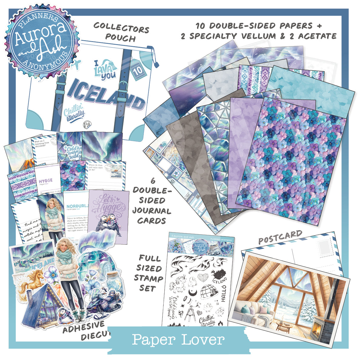 PC10: Aurora and Ash Paper Lover Kit