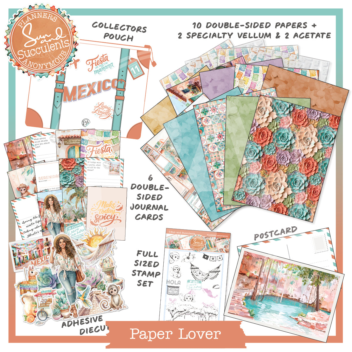 PC11: Sun and Succulents Paper Lover Kit