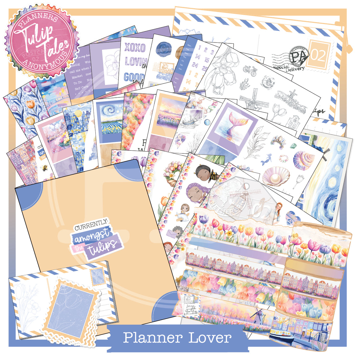 PC02: Tulip Tales Planner Lover Kit