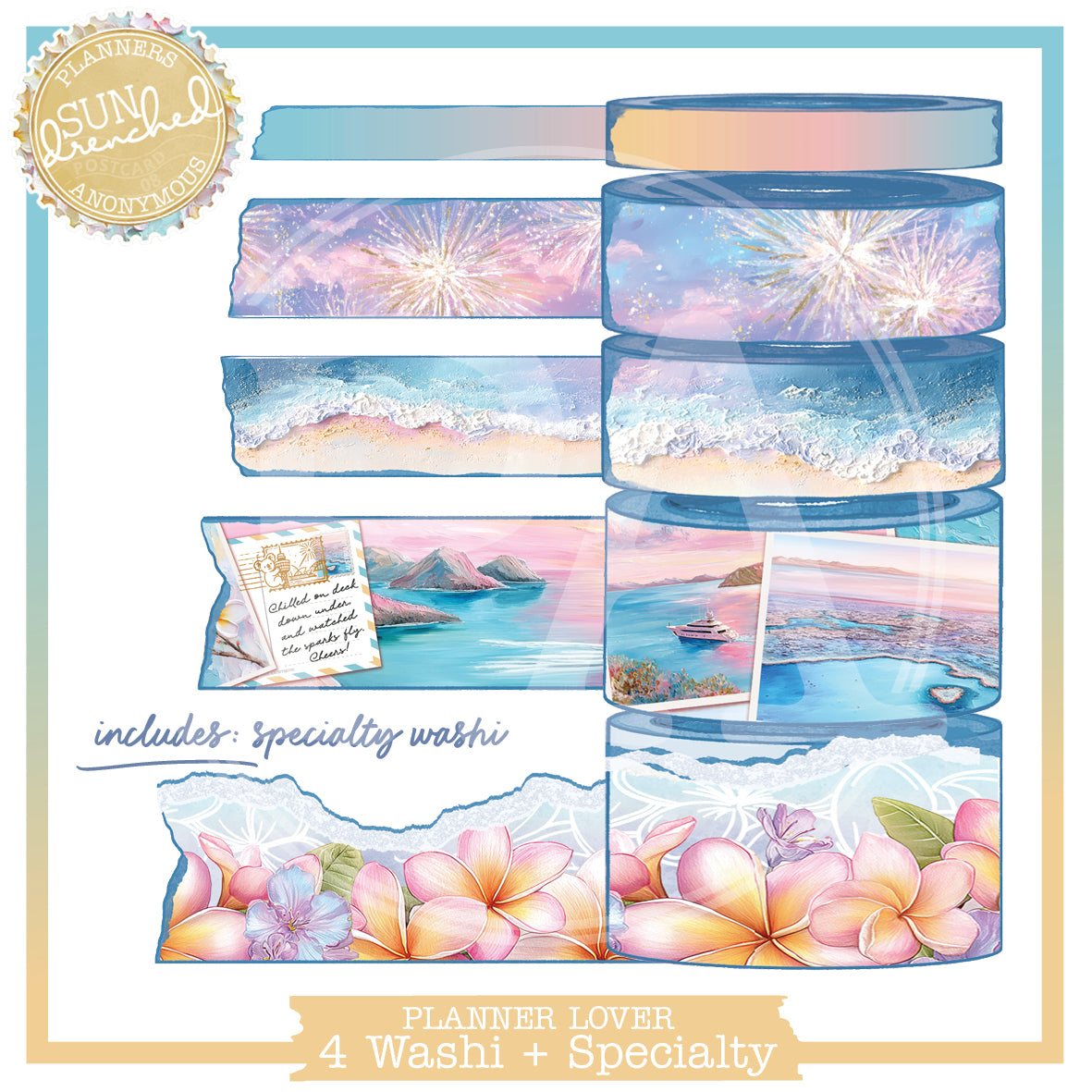 PC08: Sun Drenched Planner Lover Kit