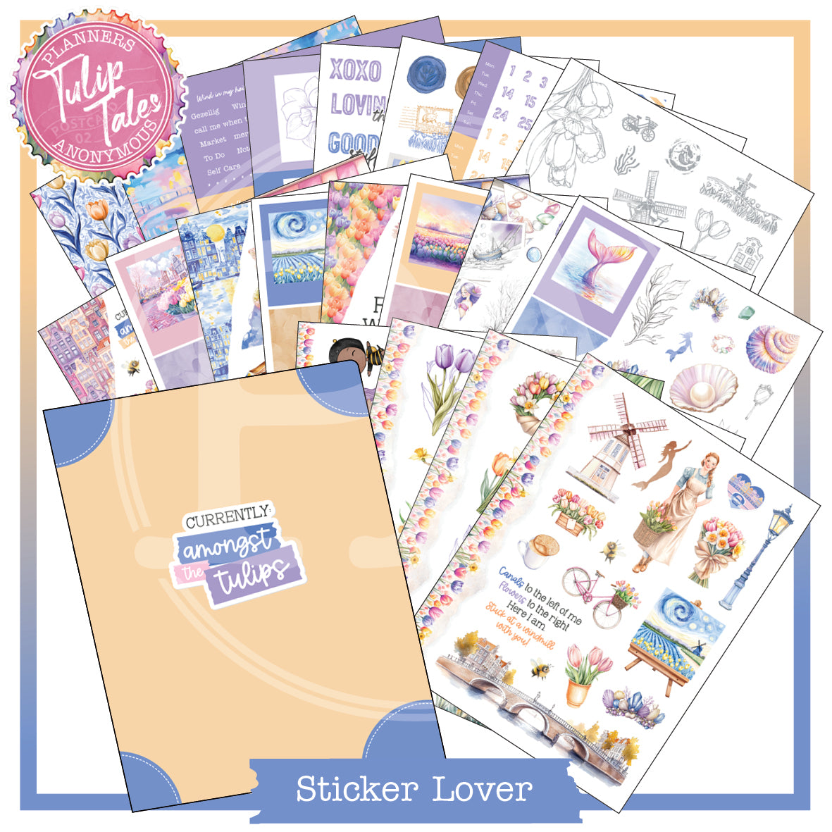 PC02: Tulip Tales Planner Lover Kit