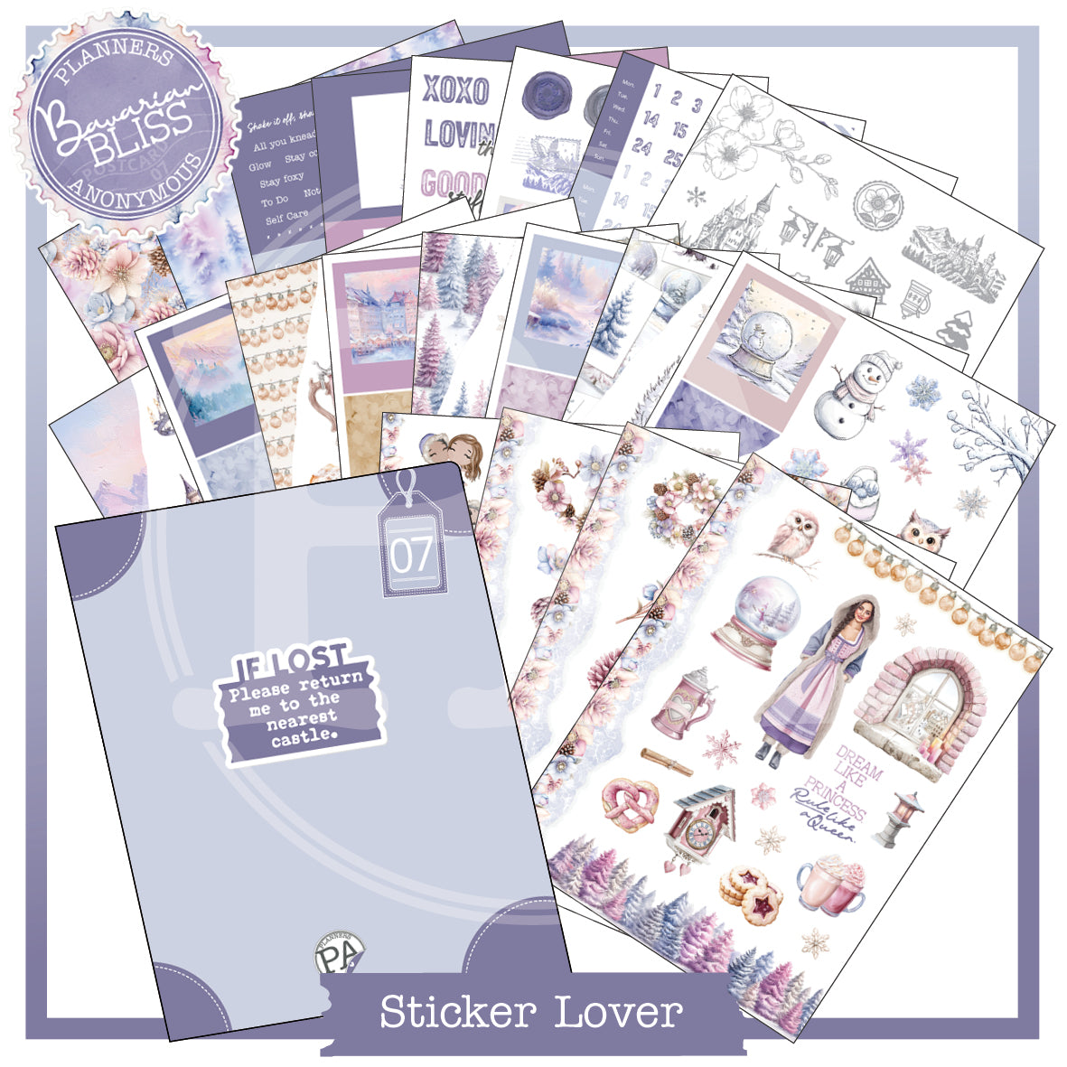 PC07: Bavarian Bliss Planner Lover Kit