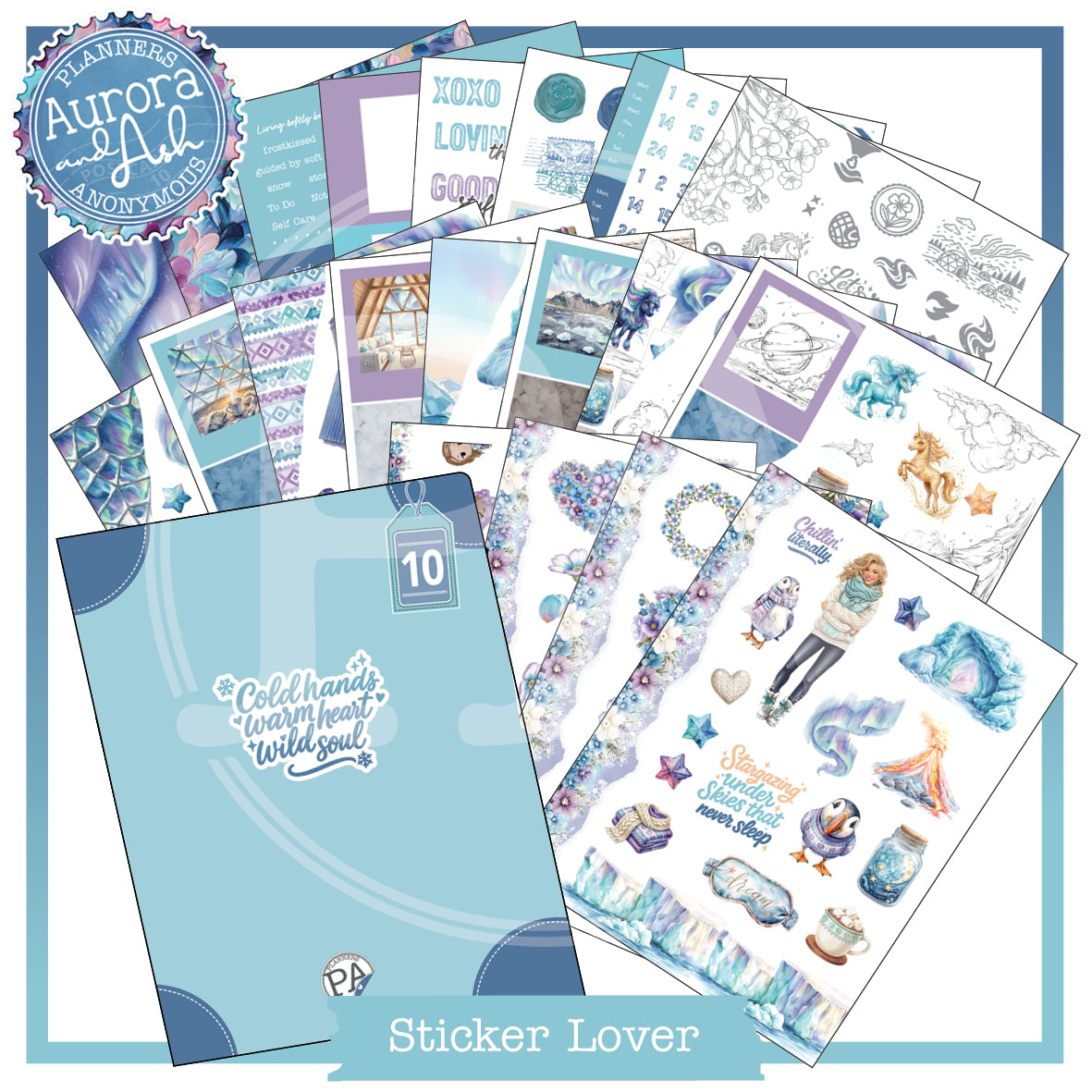 PC10: Aurora and Ash Sticker Lover