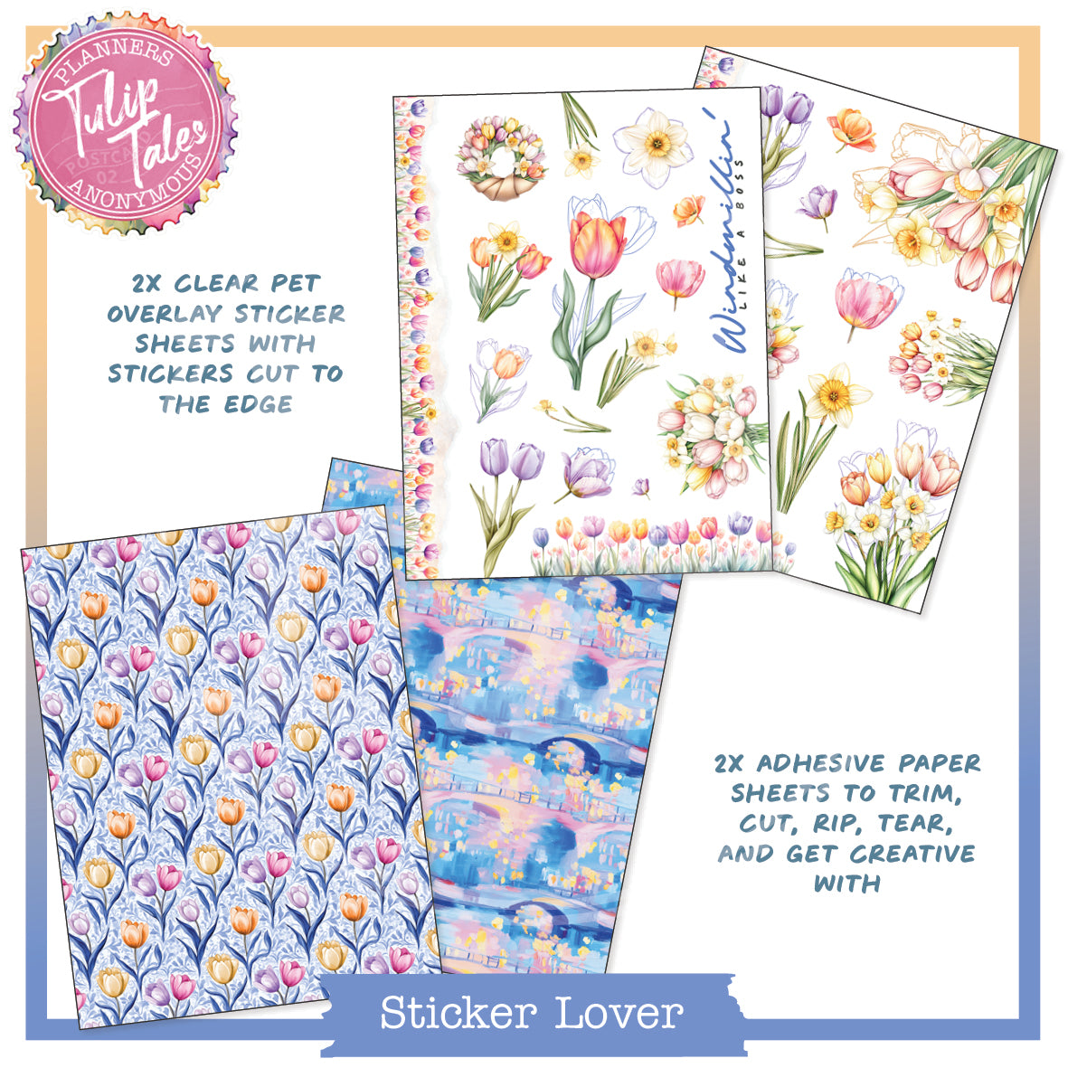 PC02: Tulip Tales Planner Lover Kit