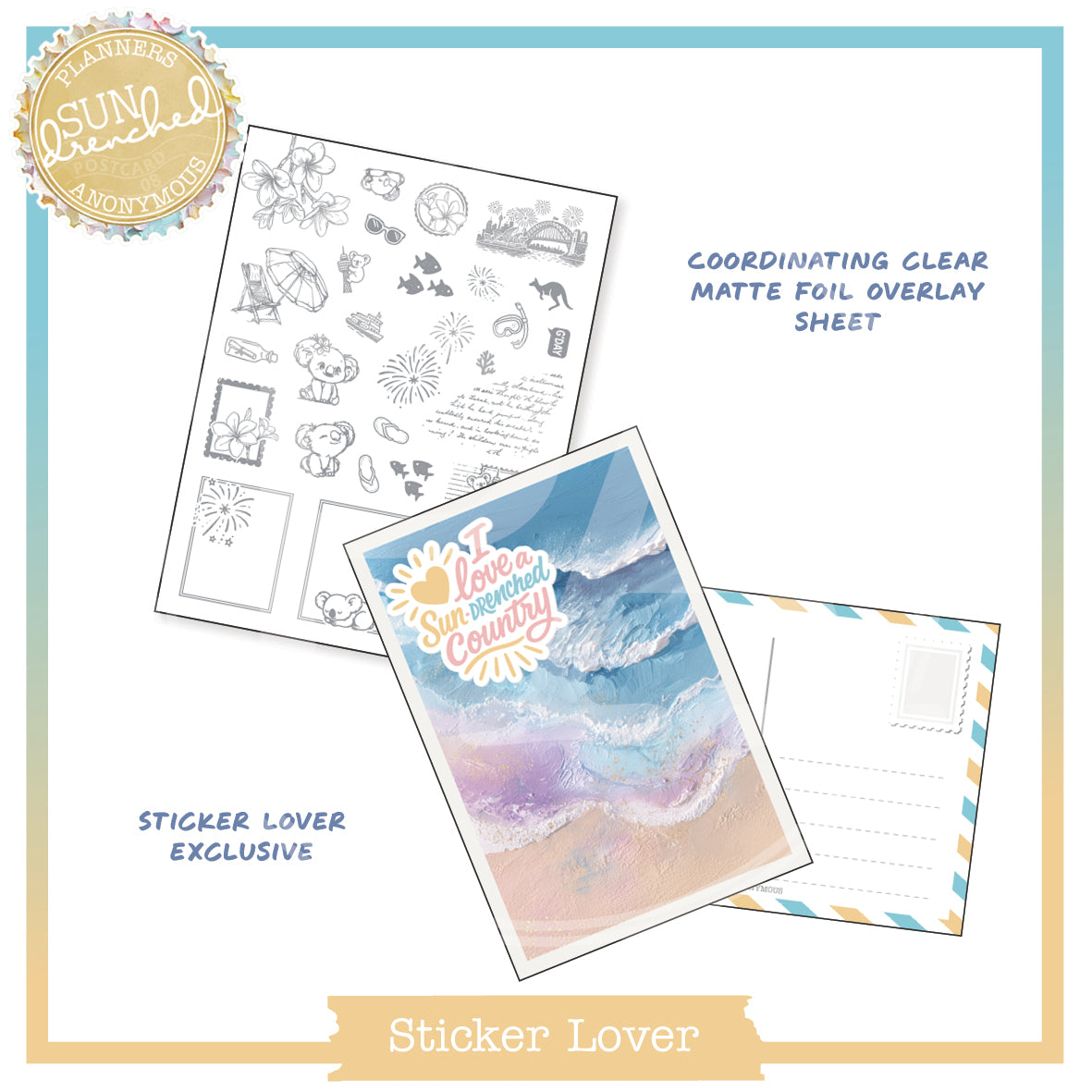 PC08: Sun Drenched Planner Lover Kit