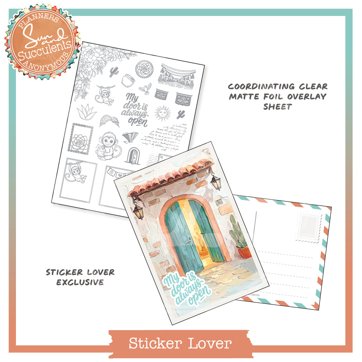 PC11: Sun and Succulents Planner Lover Kit