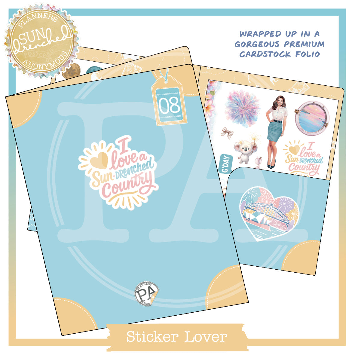 PC08: Sun Drenched Planner Lover Kit
