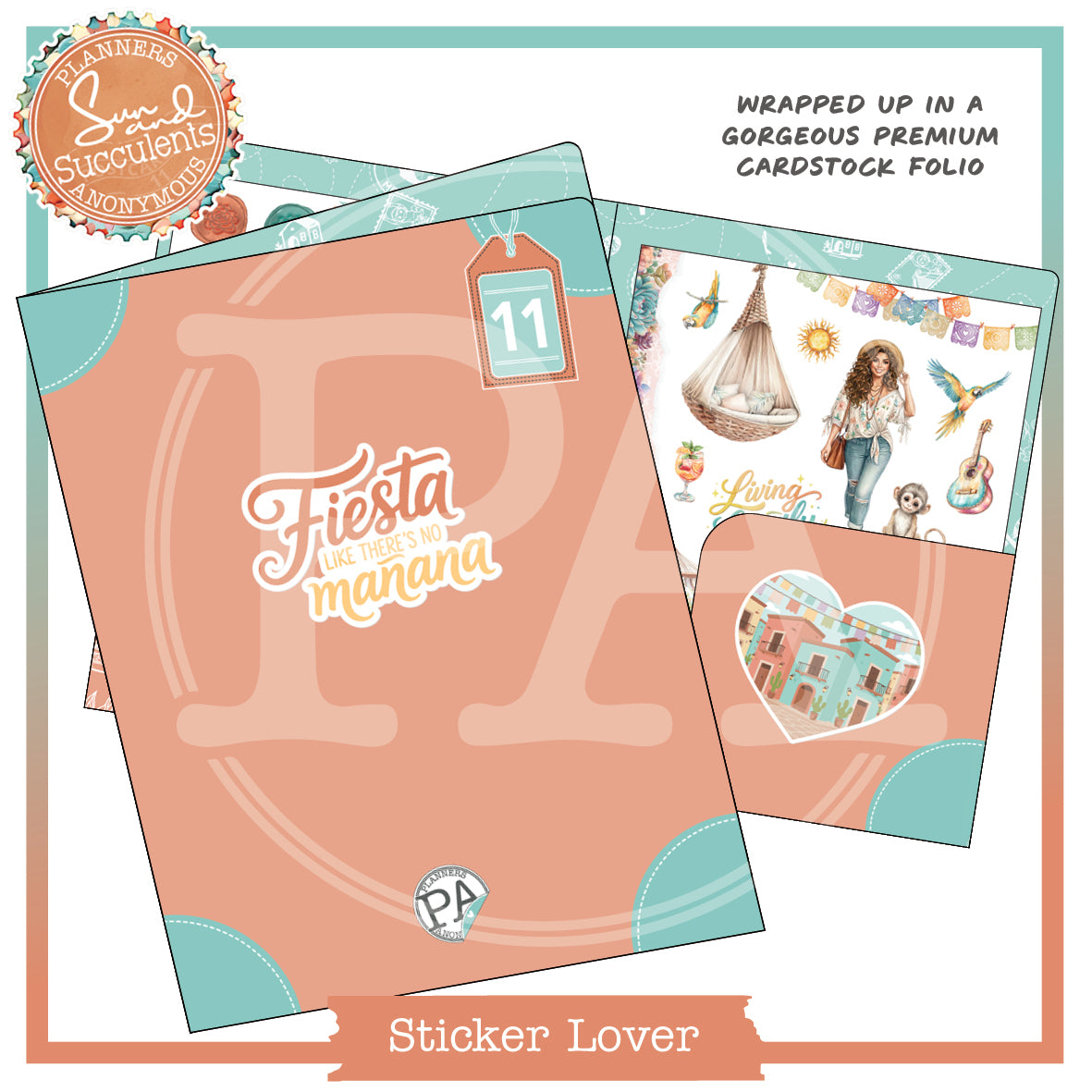 PC11: Sun and Succulents Planner Lover Kit