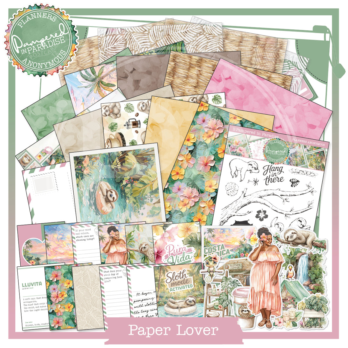 PC12: Pampered in Paradise Paper Lover Kit