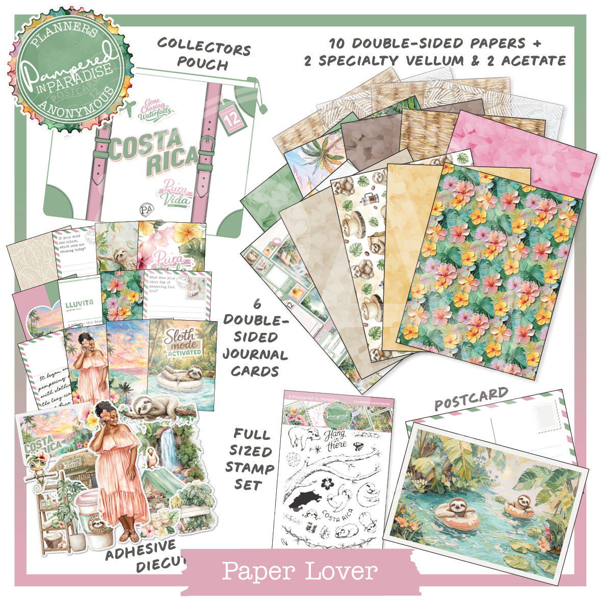 PC12: Pampered in Paradise Paper Lover Kit