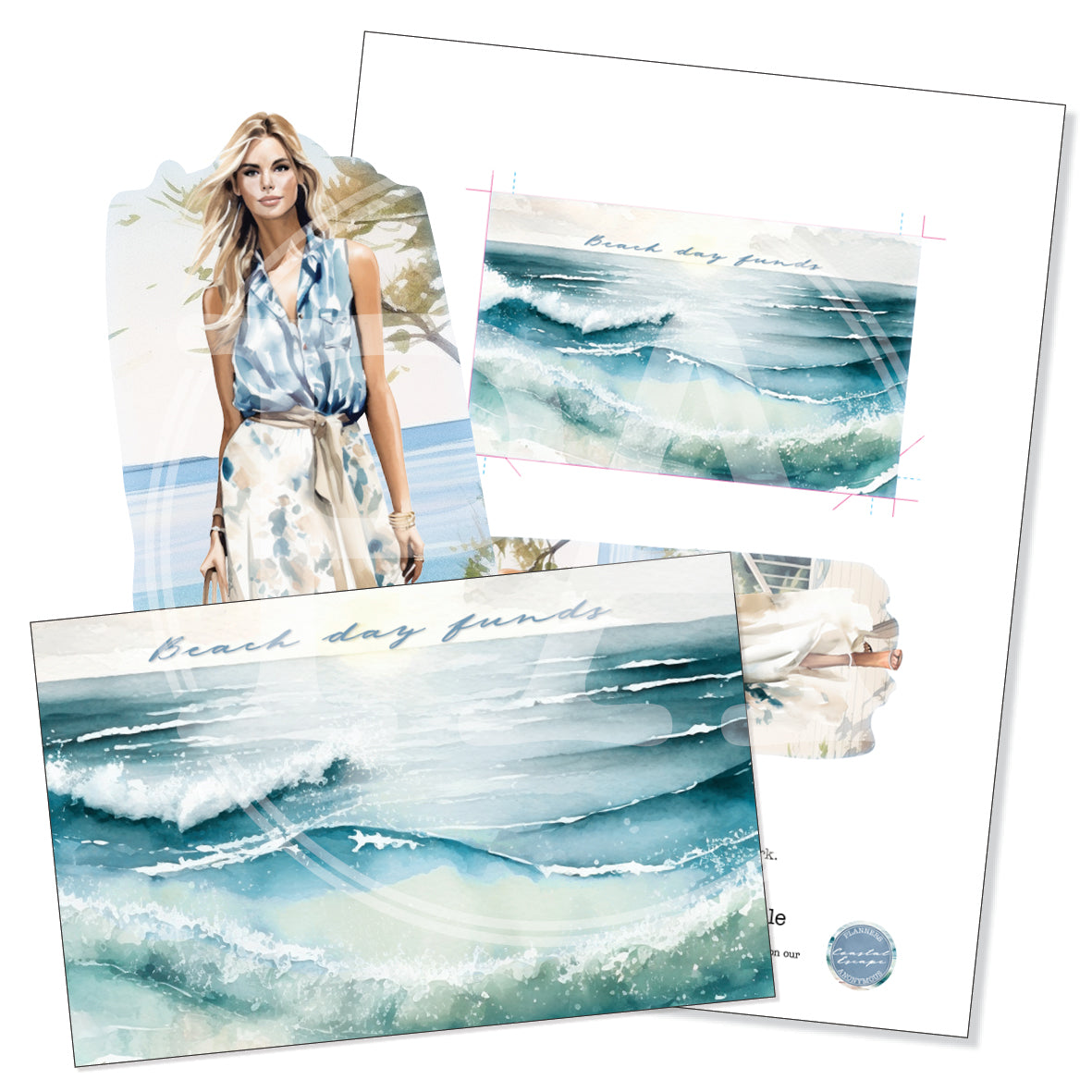 Coastal Escape Pocket Printable