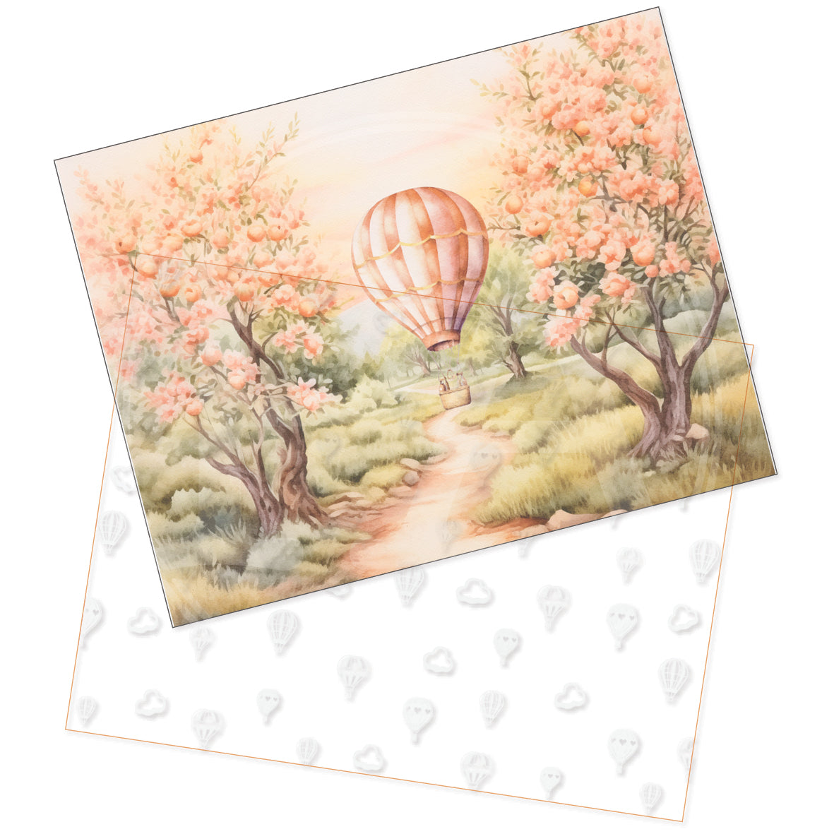 Peach Promenade additional paper pack