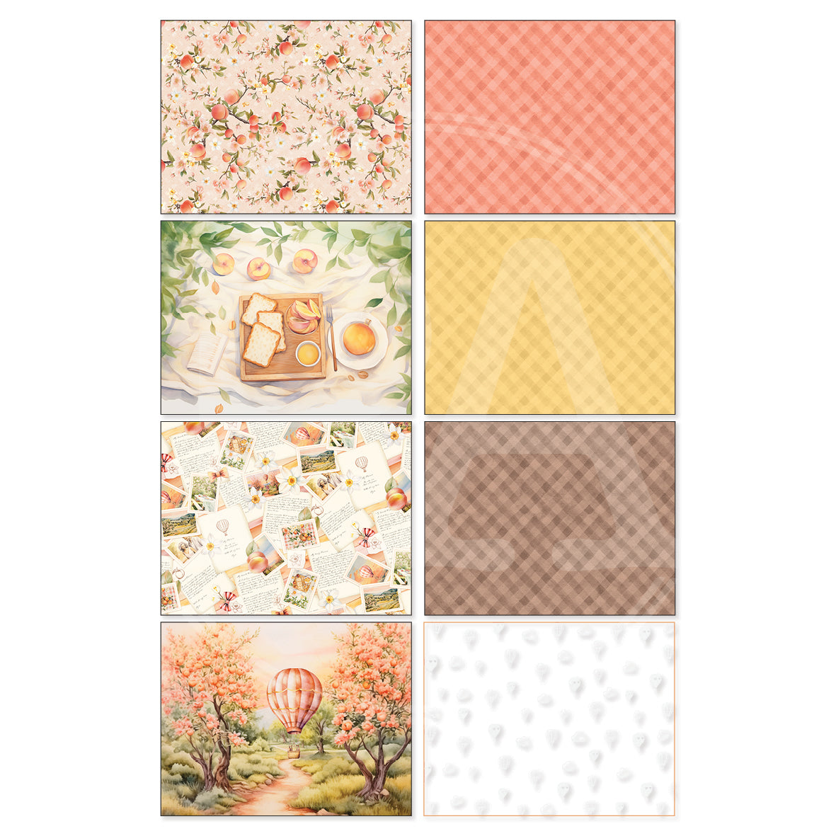 Peach Promenade additional paper pack