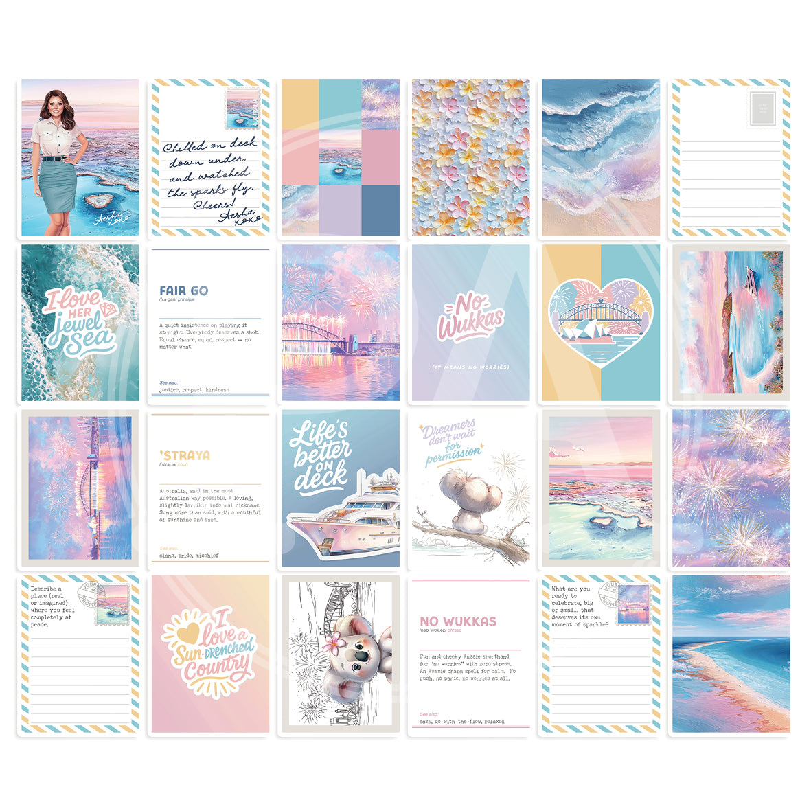 PC08: Sun Drenched Journal Card Printable